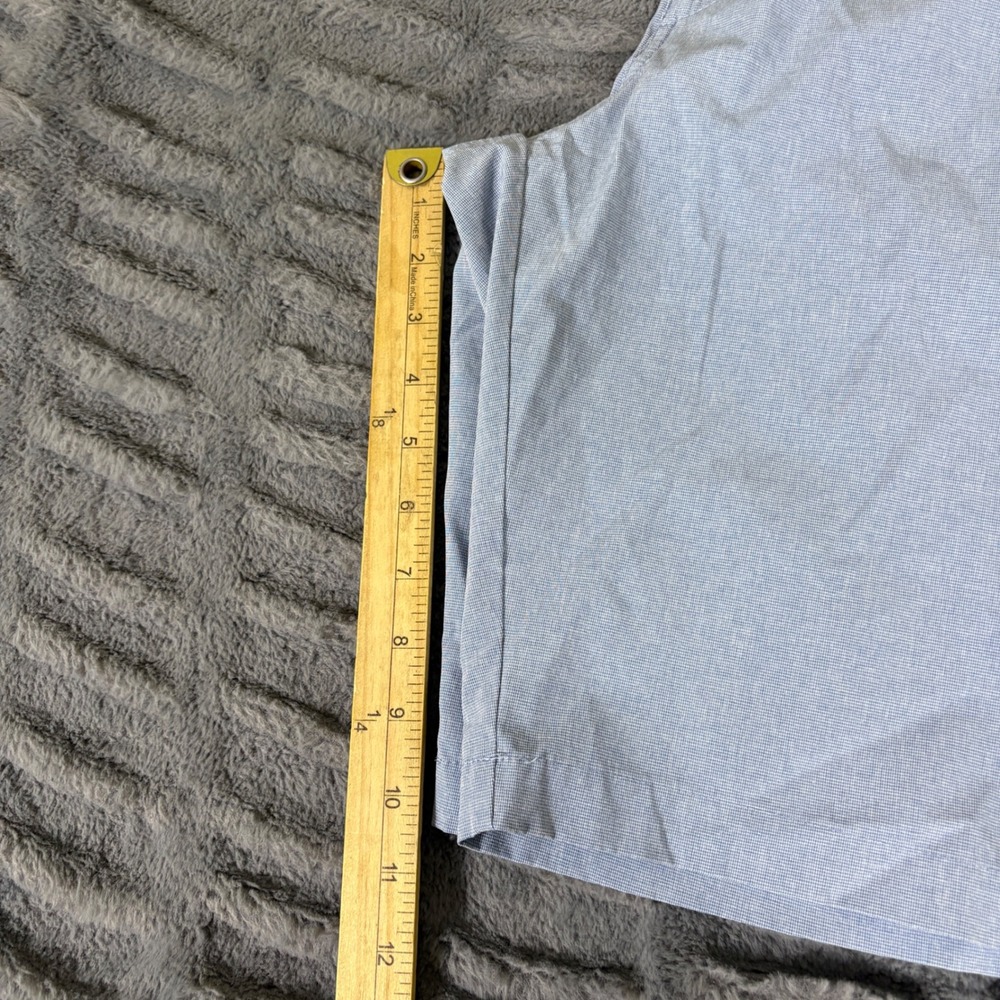 TravisMathew Mens Golf Shorts Size 34 Light Blue Stretch Flat Front AT209 - Picture 5 of 7